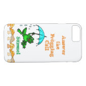 IPhoneケースカエルのキノコ Case-Mate iPhoneケース (裏面(横))