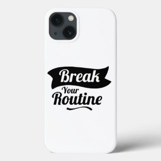 iPhoneケースデザインでルーティンユニークグを解除する iPhone 13ケース