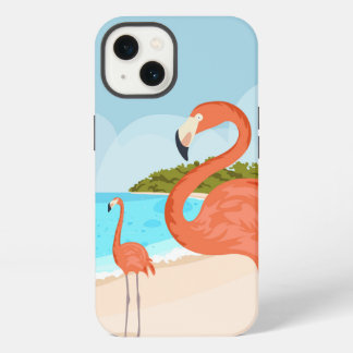 iPhoneケースデザインピンクフラミンゴ,アルバ iPhone 13ケース