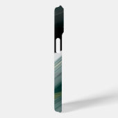 iPhoneケーストレンド抽象芸術アート白黒緑 Case-Mate iPhoneケース (裏面 / 右)