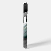 iPhoneケーストレンド抽象芸術アート白黒緑 Case-Mate iPhoneケース (裏面 / 右)