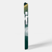 iPhoneケーストレンド抽象芸術アート白黒緑 Case-Mate iPhoneケース (裏面 / 左)