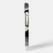 iPhoneケーストレンド抽象芸術アート白黒金ゴールド Case-Mate iPhoneケース (裏面 / 左)