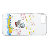 IPhoneケースバレンタインのアヒル Case-Mate iPhoneケース (裏面(横))