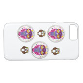 IPhoneケースバレンタインズデイフクロウ Case-Mate iPhoneケース (裏面(横))