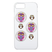 IPhoneケースバレンタインズデイフクロウ Case-Mate iPhoneケース (裏面)