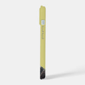 IPhoneケースパーソナライズされたスローガン |忍者ハスキー iPhone 15ケース (左側面)