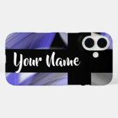 iPhoneケース傾向型抽象芸術ラベンダーバイオレット Case-Mate iPhoneケース (裏面 (横))