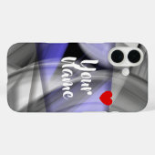 iPhoneケース傾向型抽象芸術ラベンダーバイオレット Case-Mate iPhoneケース (裏面 (横))