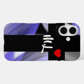 iPhoneケース傾向型抽象芸術ラベンダーバイオレット Case-Mate iPhoneケース (裏面 (横))