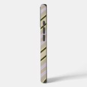 Iphoneケース垂直ストライプ黄色HAMbWG Case-Mate iPhoneケース (裏面 / 左)