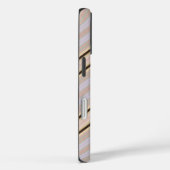 Iphoneケース垂直ストライプ黄色HAMbWG Case-Mate iPhoneケース (裏面 / 右)