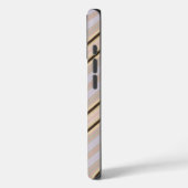 Iphoneケース垂直ストライプ黄色HAMbWG Case-Mate iPhoneケース (裏面 / 左)