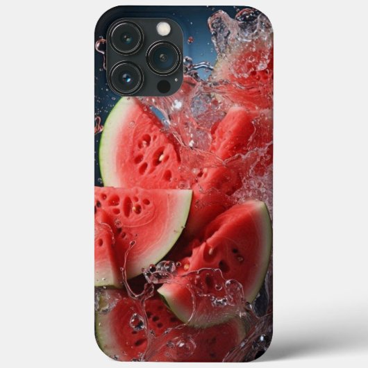 iPhoneケース最高のデザインフルーツのスイカ Case-Mate iPhoneケース (裏面)