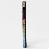 iPhoneケース絵を描（ばちゃばちゃ）跳ねるルックピーチHAMbWG Case-Mate iPhoneケース (裏面/左)