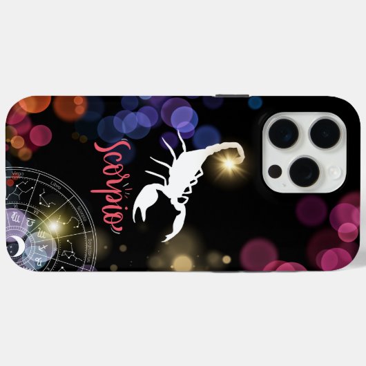 iPhoneケース蠍座 Case-Mate iPhoneケース (裏面 (横))