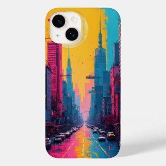 iPhoneケース鮮やか(街並み) Case-Mate iPhone 14ケース