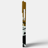 iPhoneケース黒、白、カラフル円 Case-Mate iPhoneケース (裏面 / 左)