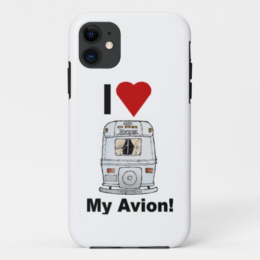 iPhoneケース-アビオンが大好き! Case-Mate iPhoneケース (裏面)