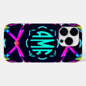 iPhoneケース（カスタマイズ可能なモノグラム付き） Case-Mate iPhoneケース (裏面 (横))