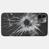 iPhoneケース - ガラスに貫通した銃弾の穴 Case-Mate iPhoneケース (裏面(横))