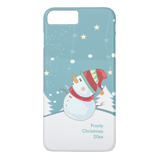 iPhoneケース – クリスマス電話ケース – 冬雪だるま Case-Mate iPhoneケース (裏面)