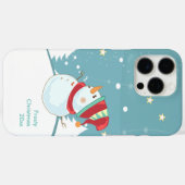 iPhoneケース – クリスマス電話ケース – 冬雪だるま Case-Mate iPhoneケース (裏面 (横))