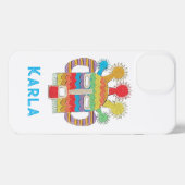 iPhoneケース – ディアブロ・フマのアートワーク,ホワイト iPhone 13ケース (裏面横)