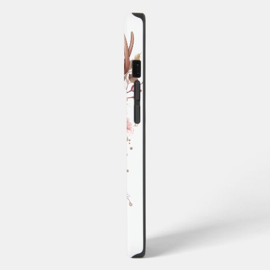 🦌📱 iPhoneケース:トナカイ版📱🦌 iPhoneケース (左側面)