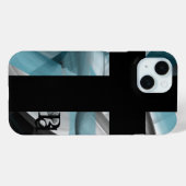 iPhoneケース トレンド アブストラクト ブルーオーシャン Case-Mate iPhoneケース (裏面 (横))