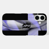 iPhoneケース トレンド 抽象的なラベンダー ヴァイオレット Case-Mate iPhoneケース (裏面 (横))