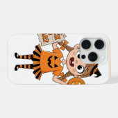 iPhoneケース ハロウィンコスチューム iPhone 15 Proケース (裏面横)