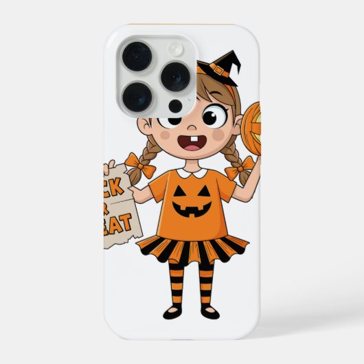 iPhoneケース ハロウィンコスチューム iPhone 15 Proケース (裏面)