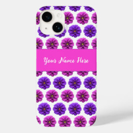 Iphoneケース – ピンクと紫の花 Case-Mate iPhone 14ケース