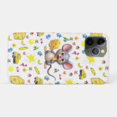 iPhoneケース マウス 黄色いチーズ トラ 星 猫 Case-Mate iPhoneケース (裏面(横))