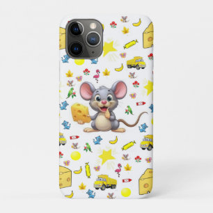 iPhoneケース マウス 黄色いチーズ トラ 星 猫 iPhone 11 Proケース