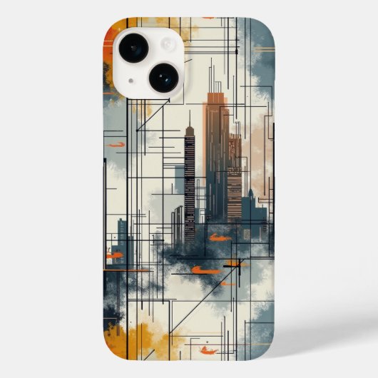 iPhoneケース(モダンart) Case-Mate iPhoneケース (裏面)