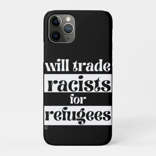 iPhoneケース「人種差別を終える2」 Case-Mate iPhoneケース (裏)