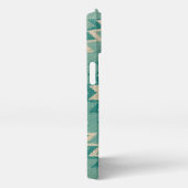 iPhoneケース – 南西ウィーブ,ティール(緑がかった色) iPhone 13ケース (右側面)