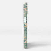 iPhoneケース – 南西ウィーブ，パステルアクア iPhone 13ケース (右側面)