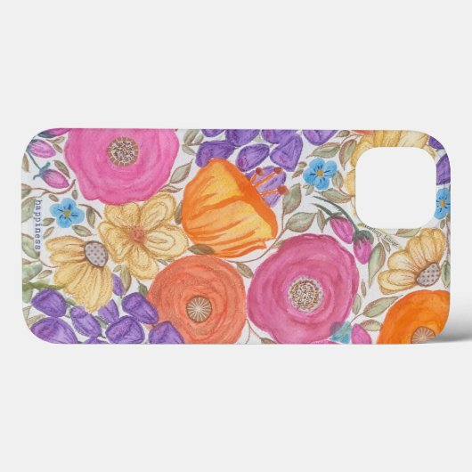 iPhoneケース「幸せ」 Case-Mate iPhoneケース (裏面 (横))