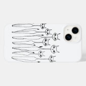 iPhoneケース(手描き猫) Case-Mate iPhoneケース (裏面 (横))