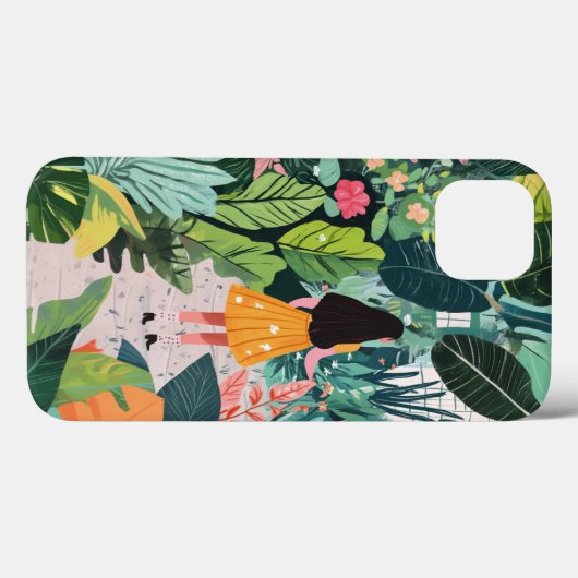 IPhoneケース、植物性デザイン Case-Mate iPhoneケース (裏面 (横))