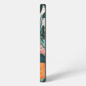 IPhoneケース、植物性デザイン iPhoneケース (左側面)