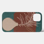 iPhoneケース（緑と茶）  Case-Mate iPhoneケース (裏面 (横))