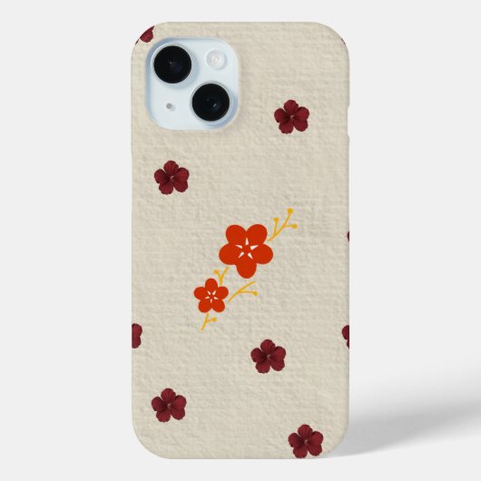 iPhoneケース 花 Case-Mate iPhoneケース (裏面)