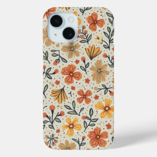 iphoneケース（花） iPhone 15ケース