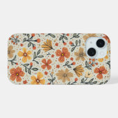 iphoneケース（花） iPhone 15ケース (裏面横)