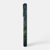 iPhoneケース - 蛍が光る明るい森 iPhone 16ケース (左側面)