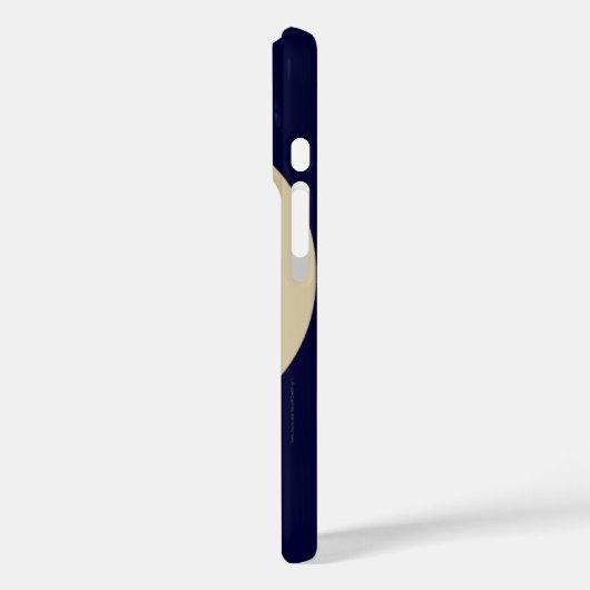 iPhoneケース,野球,青,名パーソナライズされた前 Case-Mate iPhoneケース (裏面 / 左)